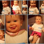 Cadence sticking out her tongue